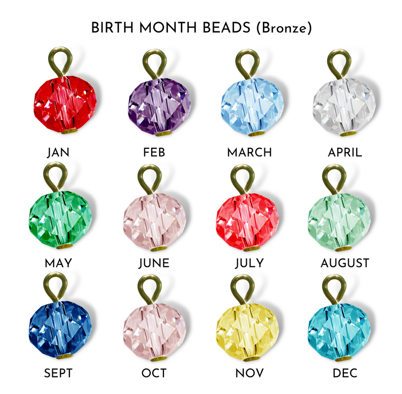 Customize | Add Birth Month Jewelry Beads for Birthday Flair