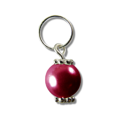 A Red Cherry Keychain