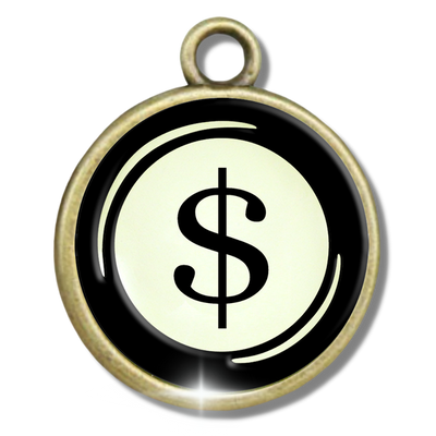 Typewriter Letters & Punctuation Glass Vintage Style Personalization Charms - Gutsy Goodness