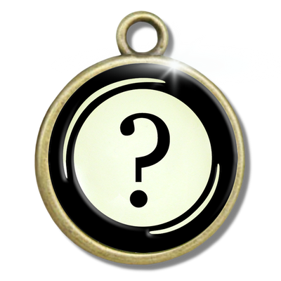 Typewriter Letters & Punctuation Glass Vintage Style Personalization Charms - Gutsy Goodness