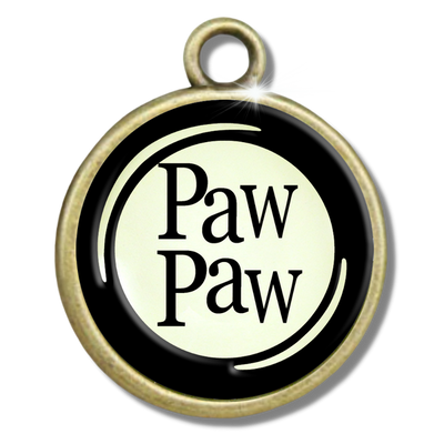 Typewriter Words Glass Vintage Style Personalization Charms - Gutsy Goodness