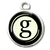 Typewriter Letters & Punctuation Glass Vintage Style Personalization Charms - Gutsy Goodness