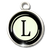 Typewriter Letters & Punctuation Glass Vintage Style Personalization Charms - Gutsy Goodness