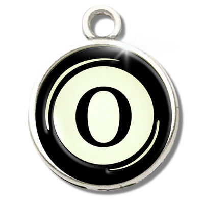 Typewriter Letters & Punctuation Glass Vintage Style Personalization Charms - Gutsy Goodness