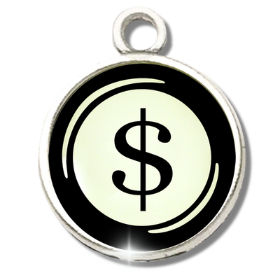 Typewriter Letters & Punctuation Glass Vintage Style Personalization Charms - Gutsy Goodness