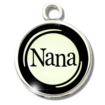 Typewriter Words Glass Vintage Style Personalization Charms - Gutsy Goodness