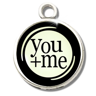 Typewriter Words Glass Vintage Style Personalization Charms - Gutsy Goodness