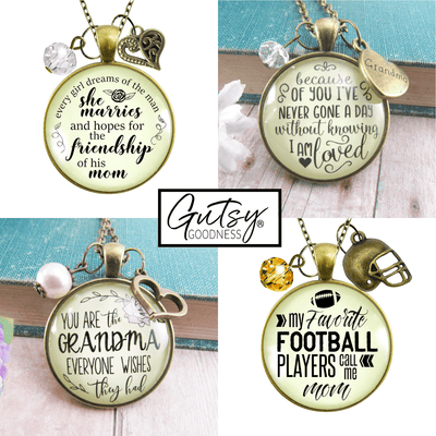 Starter Pack Women Relatives Collection Handmade Necklaces Assortment Kit Mother Daughter Sister Grandma 12 Individual Gift Boxes - Gutsy Goodness