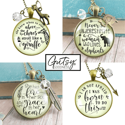 Starter Pack Boho Collection Handmade Necklaces Assortment Kit Western County Gypsy 12 Individual Gift Boxes - Gutsy Goodness