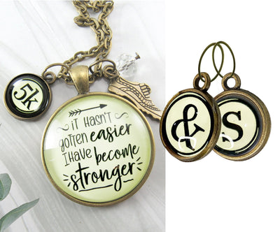 Typewriter Letters & Punctuation Glass Vintage Style Personalization Charms - Gutsy Goodness