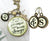 Typewriter Letters & Punctuation Glass Vintage Style Personalization Charms - Gutsy Goodness