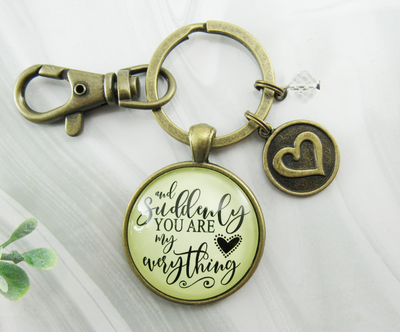 Girlfriend Wife Special Woman Keychain From Man Sentimental Gift - Gutsy Goodness Handmade Jewelry