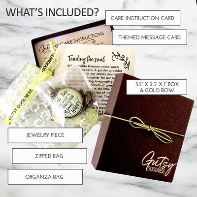 Starter Pack Friendship Collection Handmade Necklaces Assortment Kit BFF Long Distance Gal Pals 12 Individual Gift Boxes - Gutsy Goodness