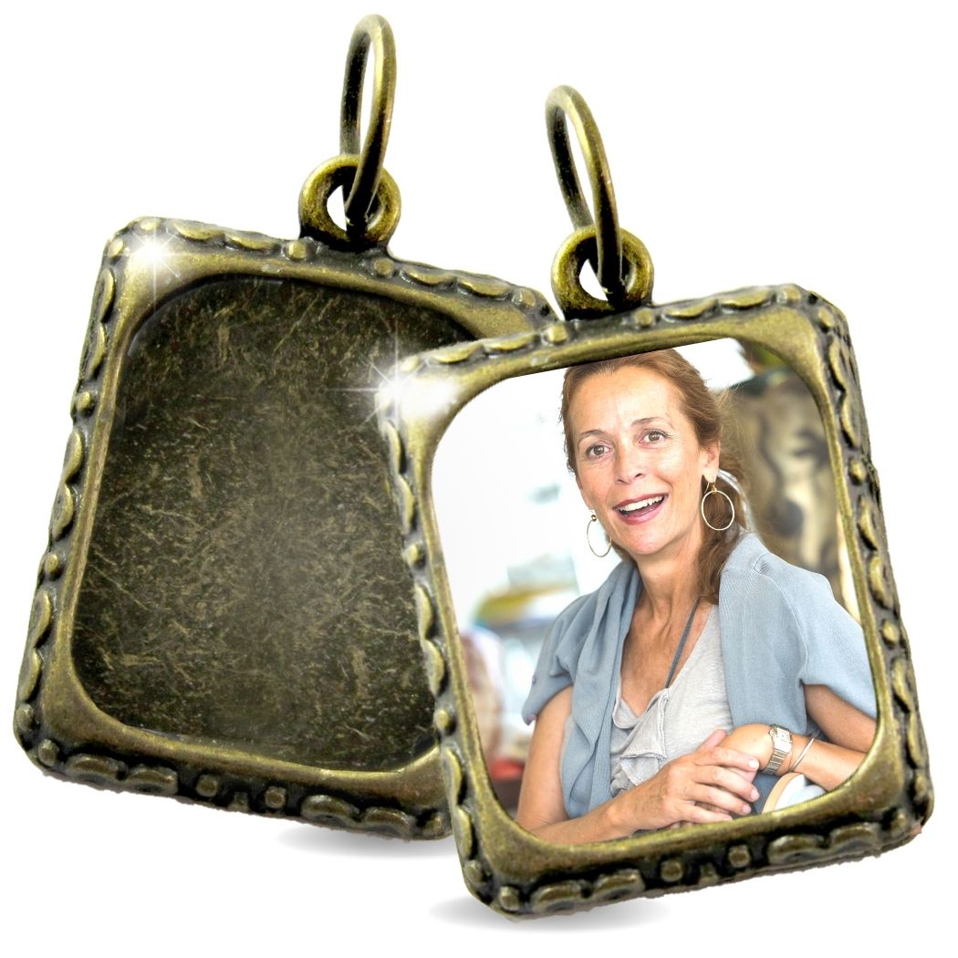 Photo Frame Charms | Bronze or Silver