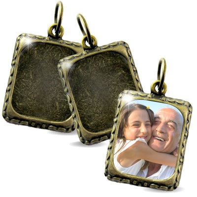 Add Photo Frame Charms | Bronze or Silver
