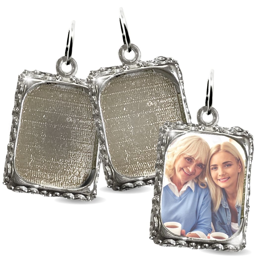 Add Photo Frame Charms | Bronze or Silver