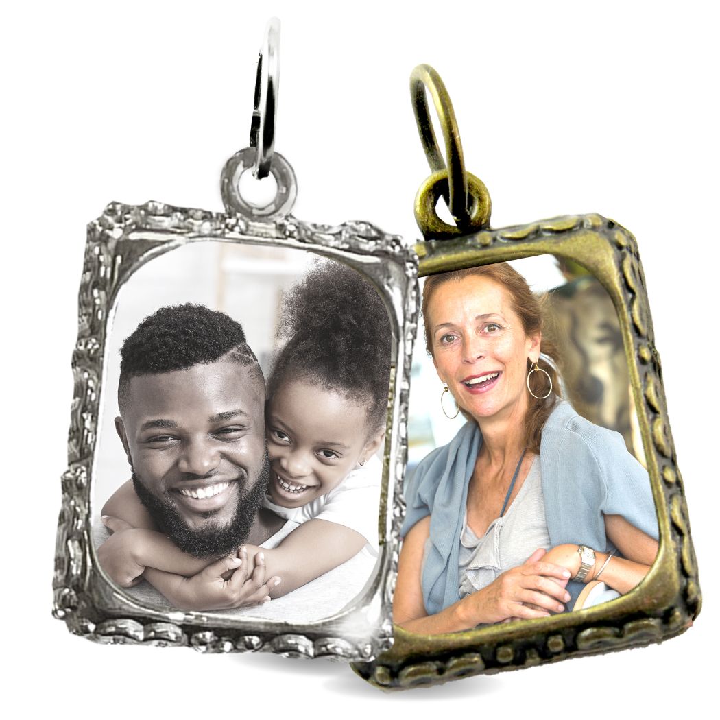 Photo Frame Charms | Bronze or Silver