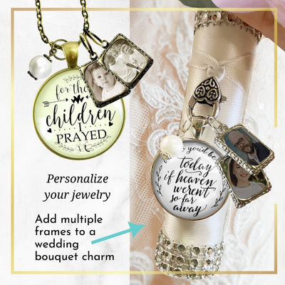 Add Photo Frame Charms | Bronze or Silver