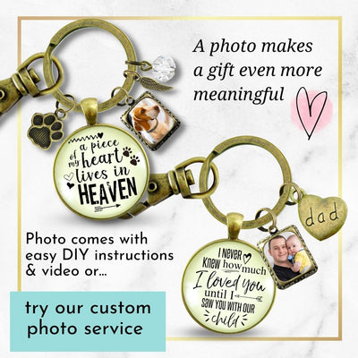 Add Photo Frame Charms | Bronze or Silver
