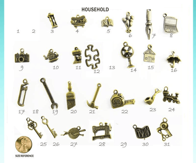 Household Charms For Gutsy Goodness Jewelry - Gutsy Goodness