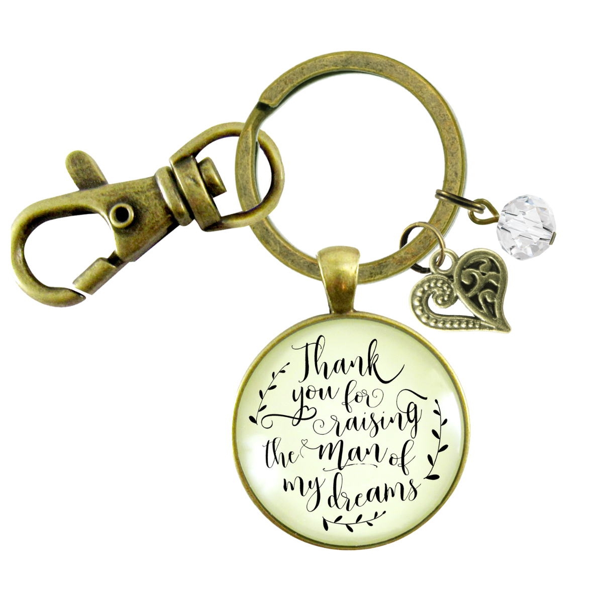 To Her Mother in Law Keychain Thank You Raising Man I Dreamed Wedding Gift  Keychain - Women - Gutsy Goodness Handmade Jewelry