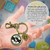 Daddy Established 2022 Keychain New Dad First Father's Day Keychain Baby Feet Charm - Gutsy Goodness