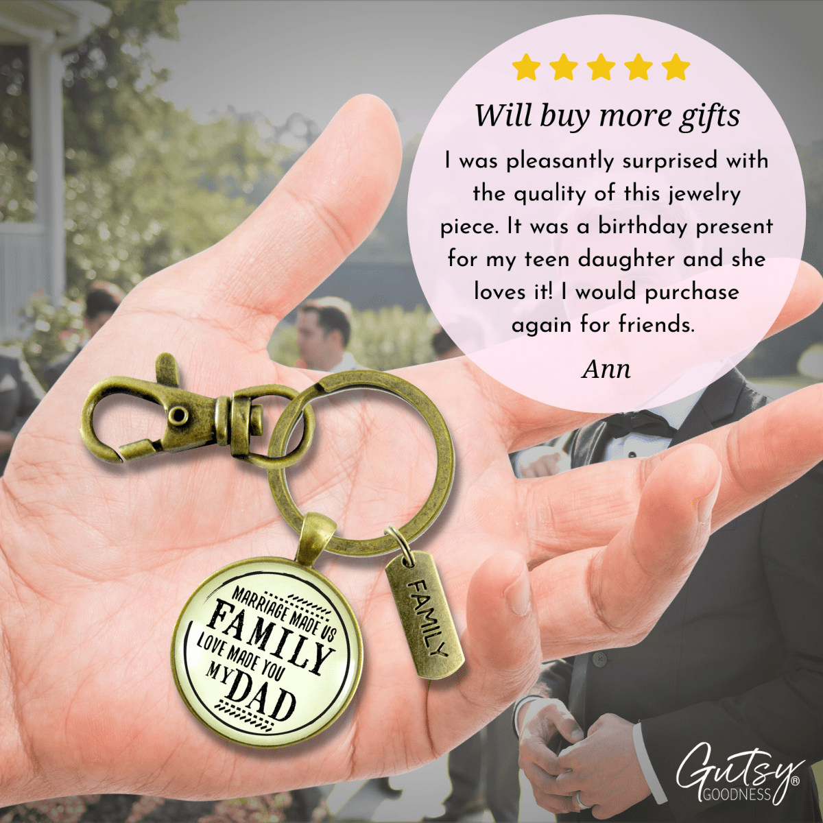 Bonus online dad keychain