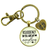 First Father's Day Keychain Suddenly You Are My Everything New Dad Gift Key Baby Feet Charm - Gutsy Goodness
