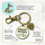 First Father's Day Keychain Suddenly You Are My Everything New Dad Gift Key Baby Feet Charm - Gutsy Goodness