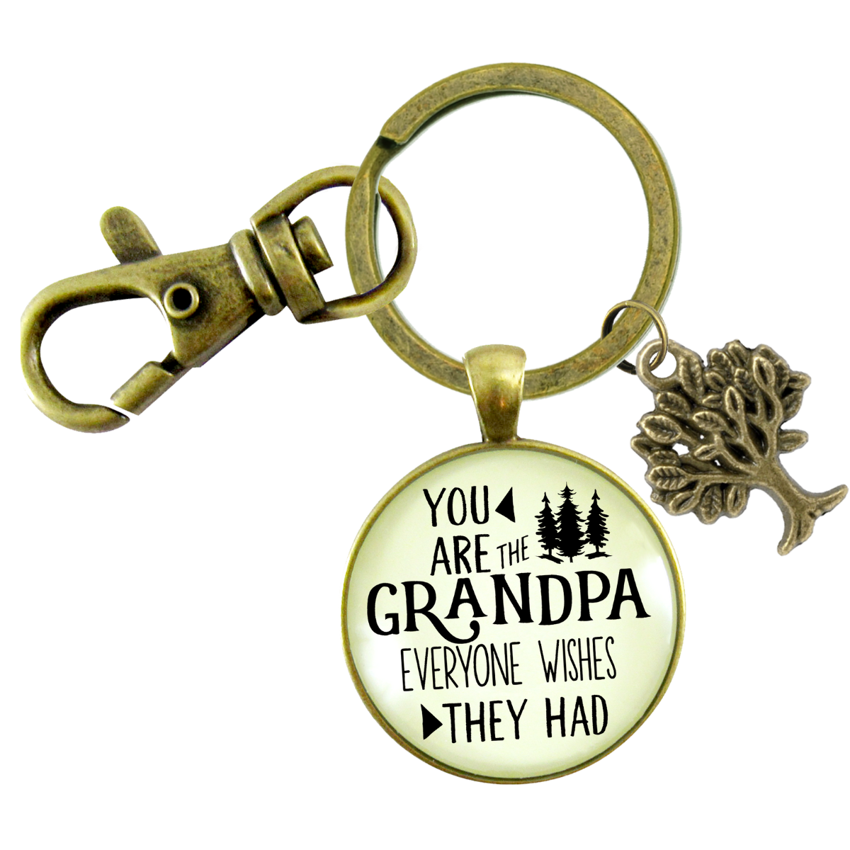 Grandpa Keychain You Are The Grandpa Everyone Wishes For Gift - Gutsy Goodness Handmade Jewelry;Grandpa Keychain You Are The Grandpa Everyone Wishes For Gift - Gutsy Goodness Handmade Jewelry Gifts