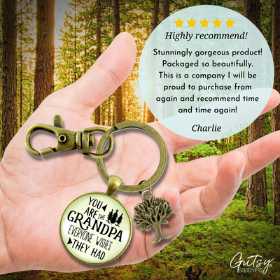 Grandpa Keychain You Are The Grandpa Everyone Wishes For Gift - Gutsy Goodness Handmade Jewelry;Grandpa Keychain You Are The Grandpa Everyone Wishes For Gift - Gutsy Goodness Handmade Jewelry Gifts