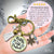 Family Christmas Keychain Fun Old Fashioned Holiday Tree Charm Handmade Car Tree Farm Pendant Green Tassel Key Chain