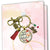 Dear Santa Keychain Funny I Tried Holiday Christmas Pendant Handmade Jewelry Letter Holly Charms