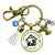 Jesus Nativity Christmas Pendant O Come Let Us Adore Him Holiday Keychain Handmade  Faith Religious Jewelry Tassel Key Ring
