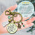 Happy Holidays Teacher Keychain I Teach Smart Cookies Gingerbread Charm Christmas Gift From Student Tassel Key Chain Jewelry