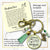 Christmas Chaos Coordinator Fun Holiday Keychain Stocking Charm Pendant Hostess Gift Jewelry