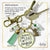 Christmas Chaos Coordinator Fun Holiday Keychain Stocking Charm Pendant Hostess Gift Jewelry