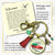 Red Truck Christmas Tree Keychain Handmade Holiday Let Your Heart Be Light Charm Gift Pendant Tassel Key Ring Jewelry
