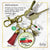 Red Truck Christmas Tree Keychain Handmade Holiday Let Your Heart Be Light Charm Gift Pendant Tassel Key Ring Jewelry