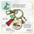 Red Truck Christmas Tree Keychain Handmade Holiday Let Your Heart Be Light Charm Gift Pendant Tassel Key Ring Jewelry