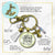 Happy Birthday Gift Keychain For Women Merry Christmas Faith Jewelry Charms Handmade Holiday Pendant Key Chain
