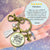 Happy Birthday Gift Keychain For Women Merry Christmas Faith Jewelry Charms Handmade Holiday Pendant Key Chain