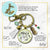 Christmas Snowman Keychain As Merry As I Get Funny Holiday Seasonal Jewelry Charm Beads Glass Pendant Tassel Key Chain