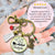 Christmas Reindeer Keychain Just a Girl Who Loves Christmas Pendant Stocking Charm Handmade Tassel Key Chain Pendant