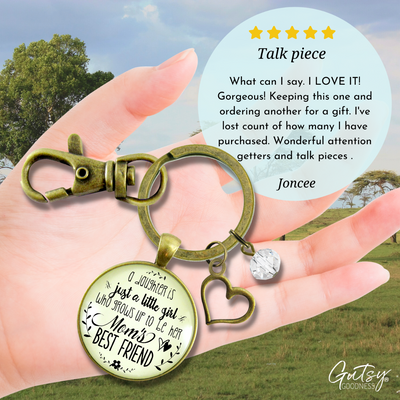 Mother Daughter Keychain Friendship Saying Womens Handmade Keepsake Jewelry - Gutsy Goodness Handmade Jewelry;Mother Daughter Keychain Friendship Saying Womens Handmade Keepsake Jewelry - Gutsy Goodness Handmade Jewelry Gifts