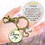 Choosing Joy Keychain Positive Life Attitude Good Vibe Mantra Jewelry Heart Charm - Gutsy Goodness