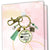 Merry Christmas Keychain Christmas Begins With Christ Faith Jewelry Handmade Candle Charm Gift