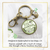 Gardening Keychain I'd Rather Be In My Garden Plant Lady Quote Gift Jewelry - Gutsy Goodness