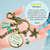 Mermaid Tail Keychain Kisses Starfish Wishes Teal Beach Girl BFF Nautical Sea Gift Jewelry - Gutsy Goodness