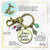 Christmas Keychain Jesus is Reason for the Season Holiday Inspired Gift Jewelry